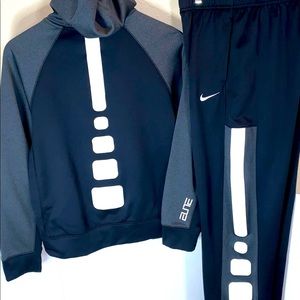 Nike Elite Kids Hoodie and Sweat pant set.